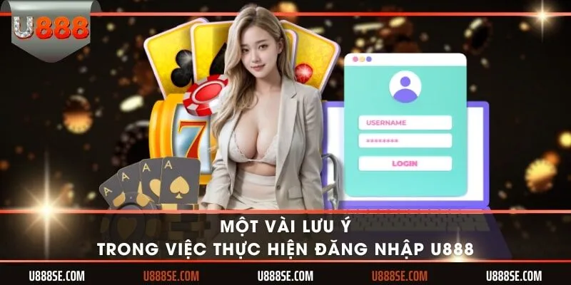 Một vài lưu ý trong việc thực hiện đăng nhập U888