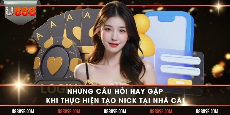 Những câu hỏi hay gặp khi thực hiện tạo nick tại nhà cái