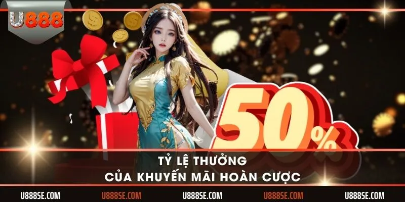 Tỷ lệ thưởng của khuyến mãi hoàn cược