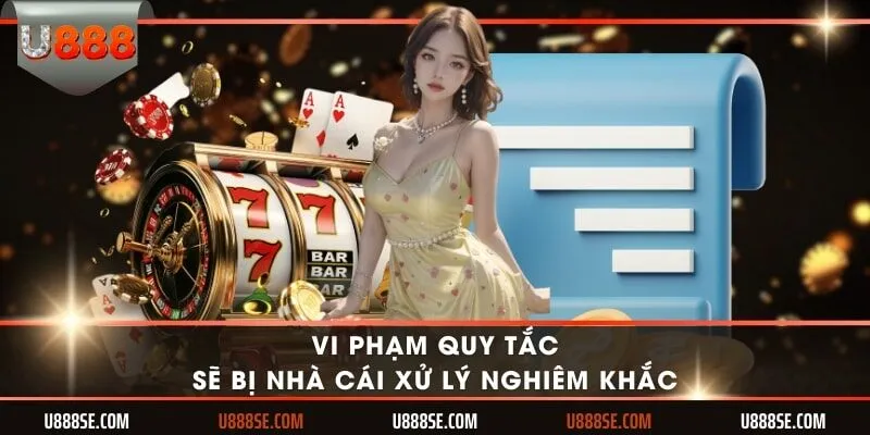 Vi phạm quy tắc sẽ bị nhà cái xử lý nghiêm khắc
