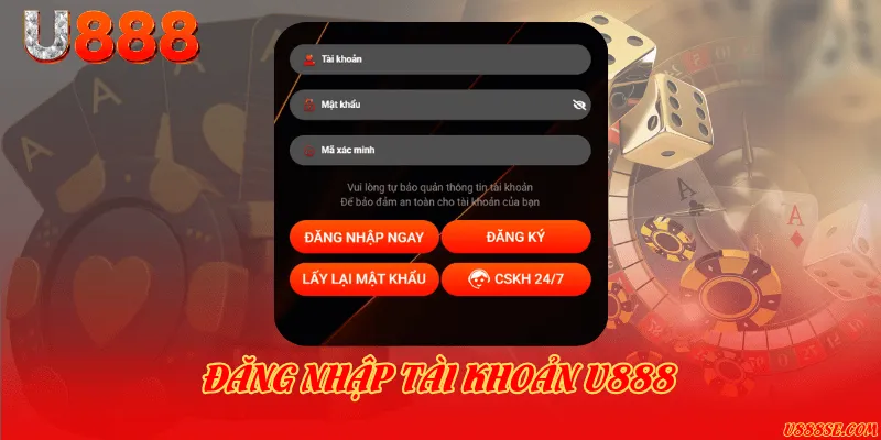 Đăng nhập U888